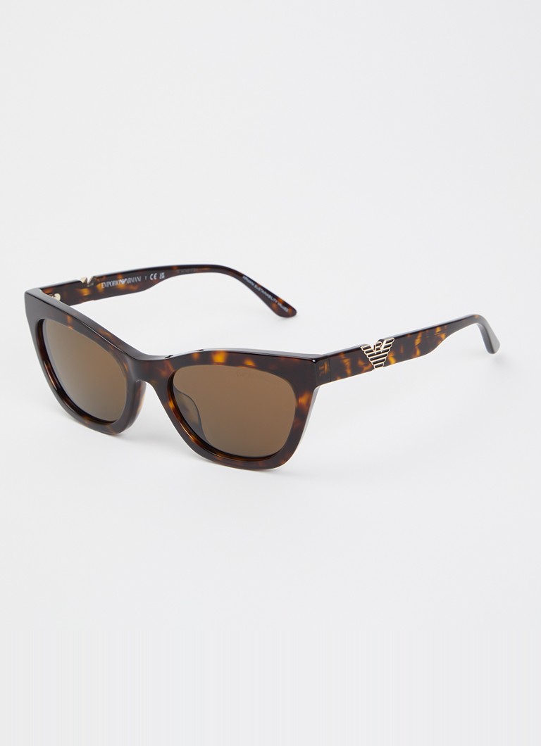 Armani Dames Cat Eye zonnebril RB3767 Donkerbruin - Deal