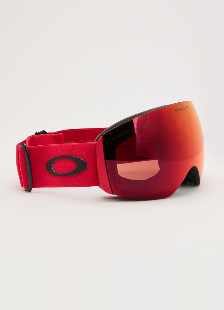 Oakley Dames Flight Deck L skibril OO7050 Rood - Deal