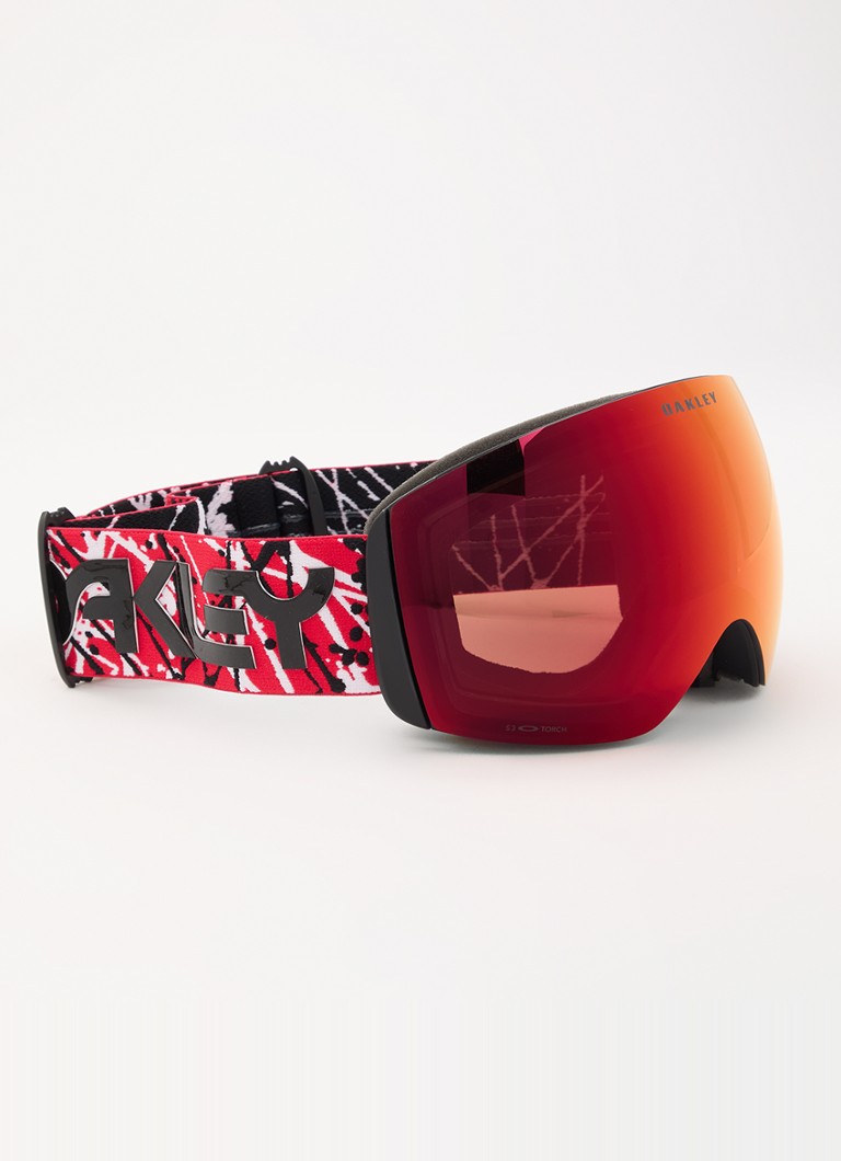 Oakley Dames Flight Deck L skibril OZ7050 Rood - Deal