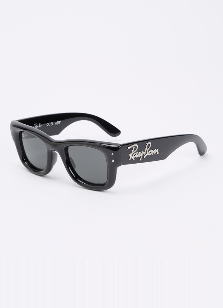 Ray-Ban Dames Wayfarer Puffer zonnebril RB4940 Zwart - Deal