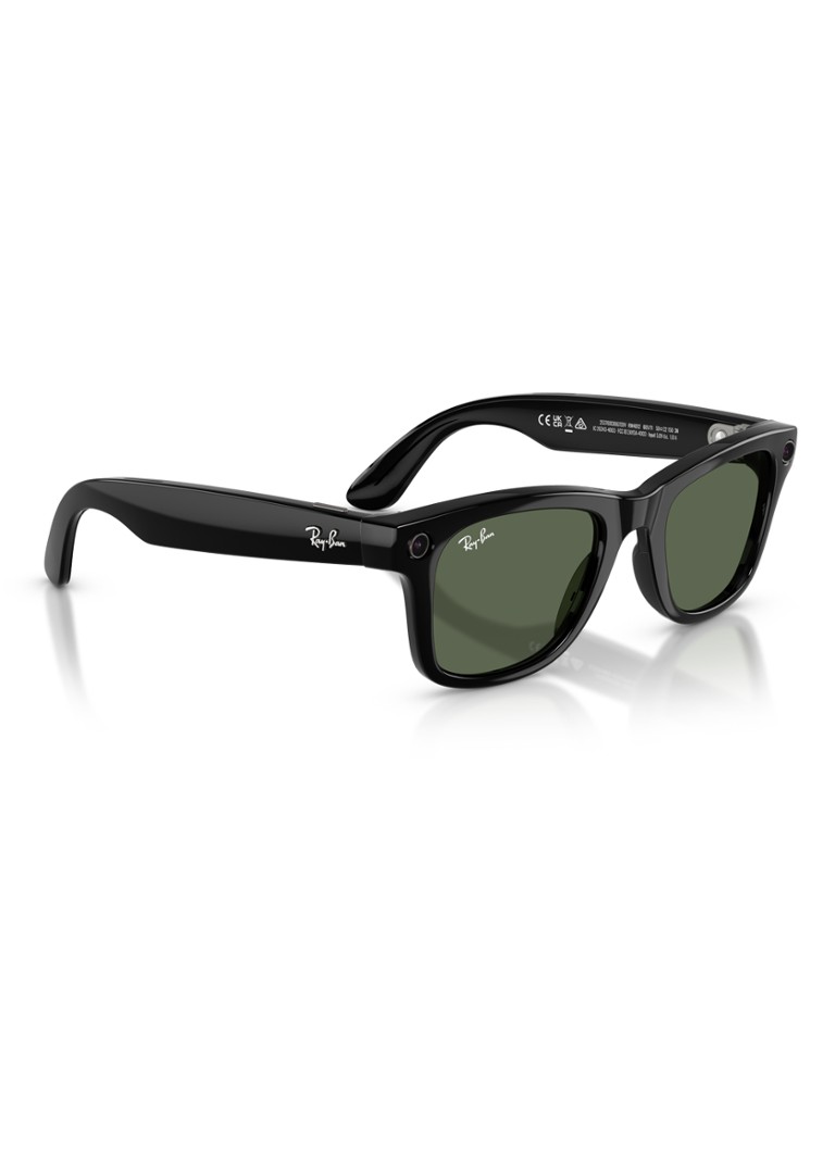Ray-Ban Heren Meta Wayfarer zonnebril RW4012 Zwart-04 - Deal