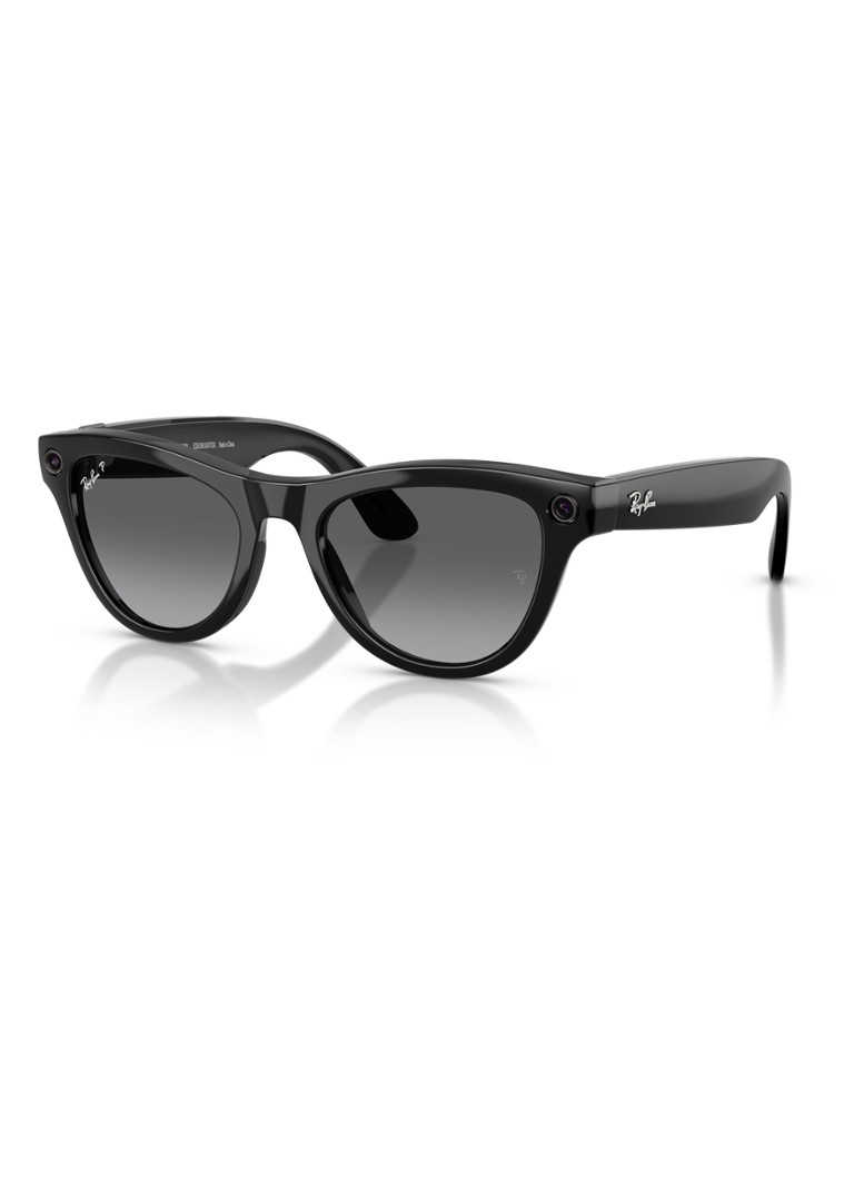 Ray-Ban Heren Meta Skyler zonnebril gepolariseerd RW4014 Zwart - Deal