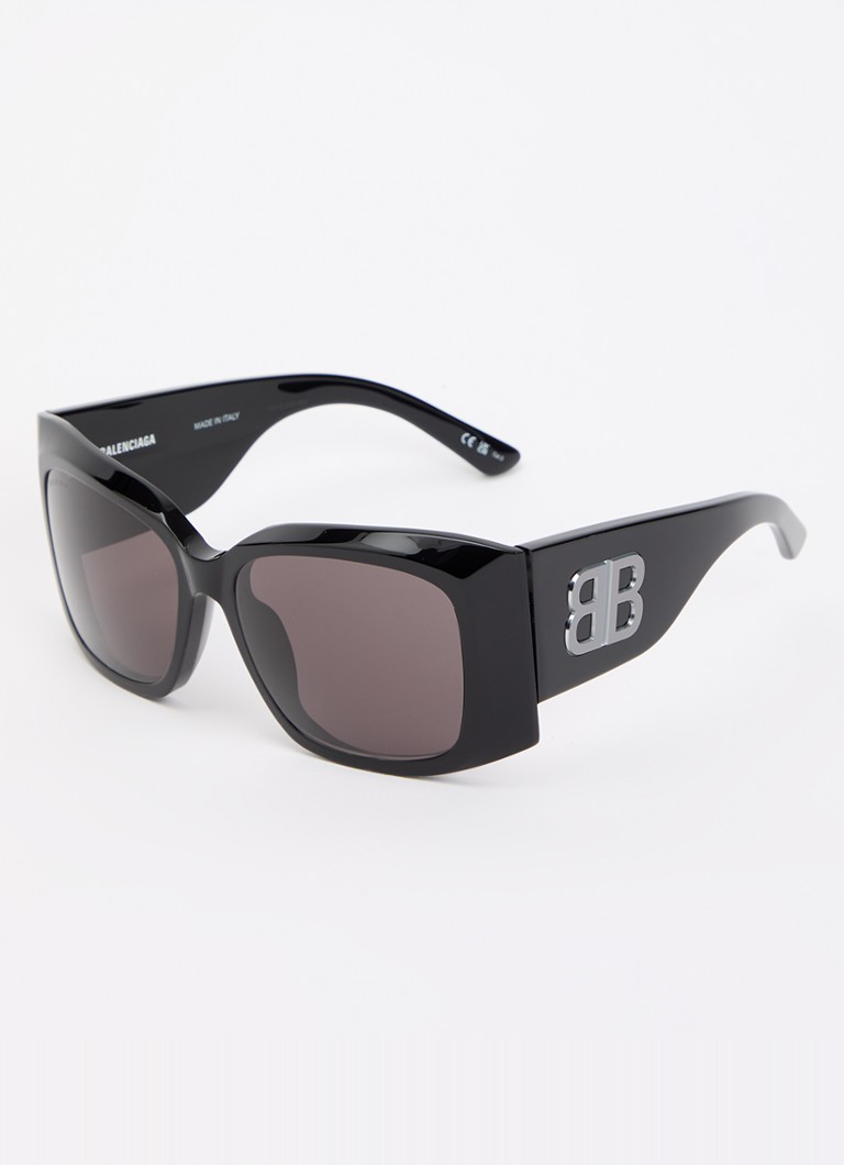 Balenciaga Dames Butterfly zonnebril BB0443S Zwart