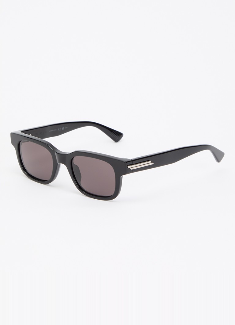 Bottega Veneta Heren Wayfarer zonnebril BV1411S Zwart - Deal