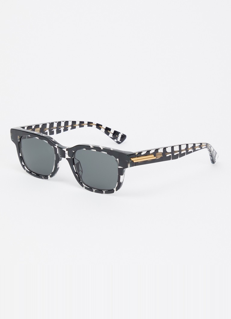 Bottega Veneta Dames Wayfarer zonnebril BV1411S Zwart - Deal