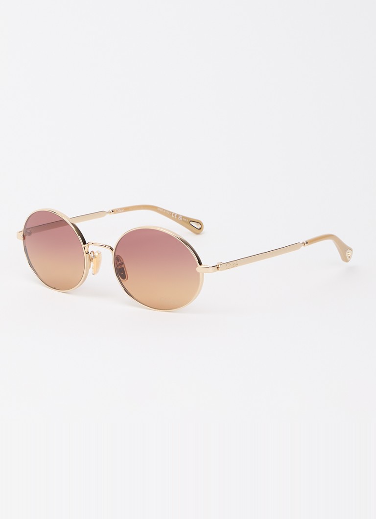 Chloé Dames Retro zonnebril CH0326S Goud