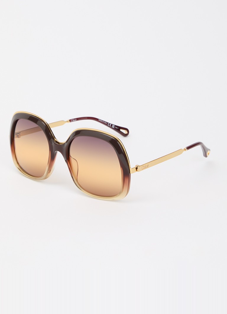 Chloé Dames Butterfly zonnebril CH0327S Bruin