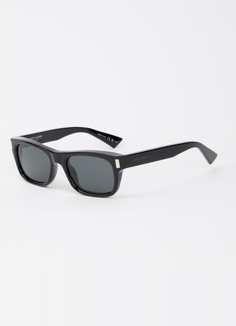 Saint Laurent Dames Wayfarer zonnebril SL83 Zwart - Deal