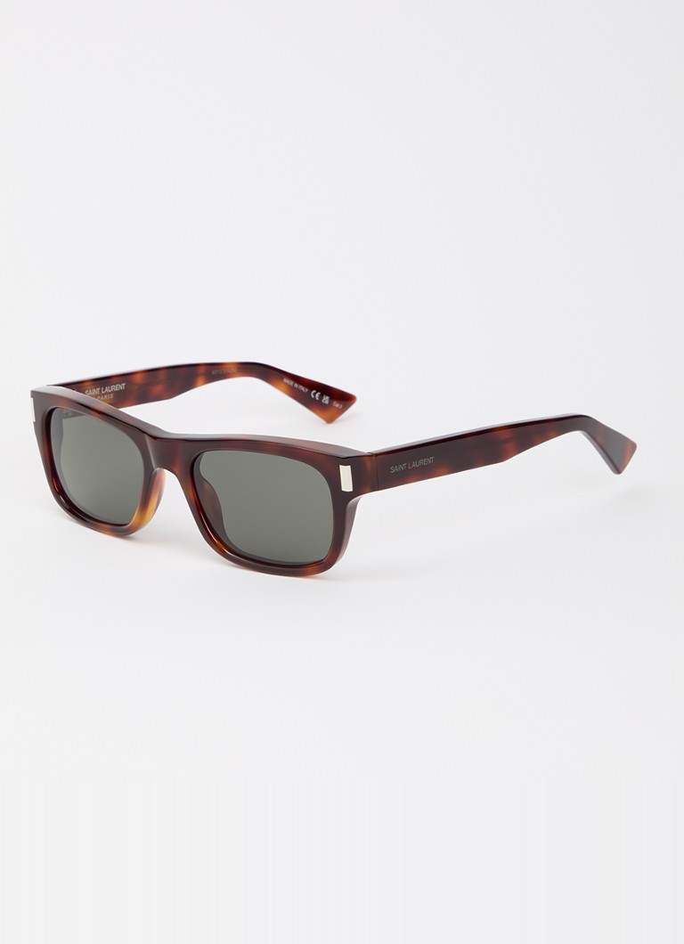 Saint Laurent Dames Wayfarer zonnebril SL83 Bruin