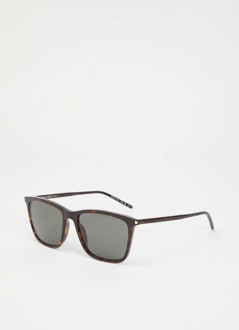 Saint Laurent Dames Wayfarer zonnebril SL 851 Cognac