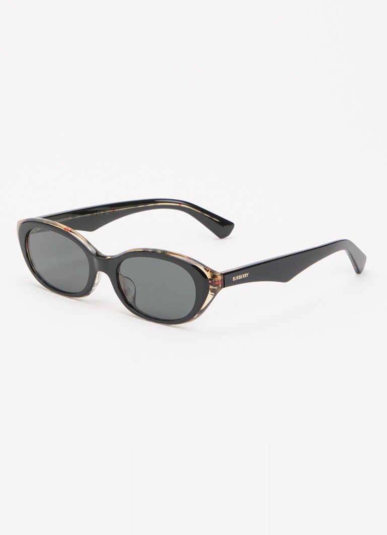 Burberry Dames Retro zonnebril BE4447D Zwart - Deal