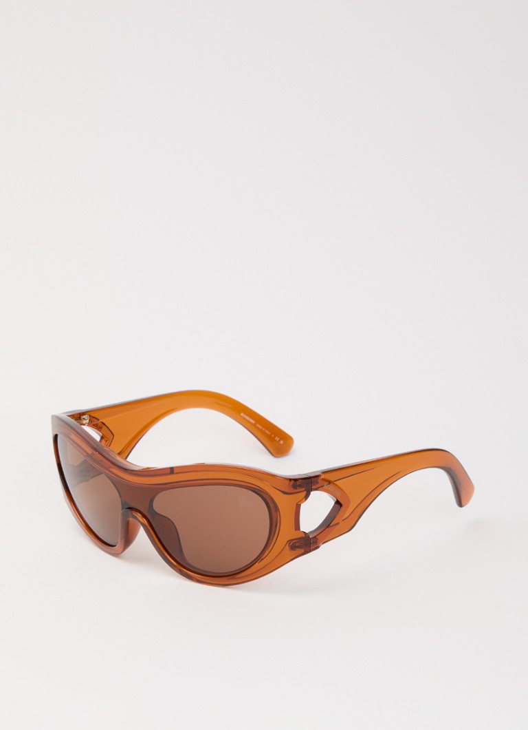 Burberry Dames Shield zonnebril BE4465 Roodbruin