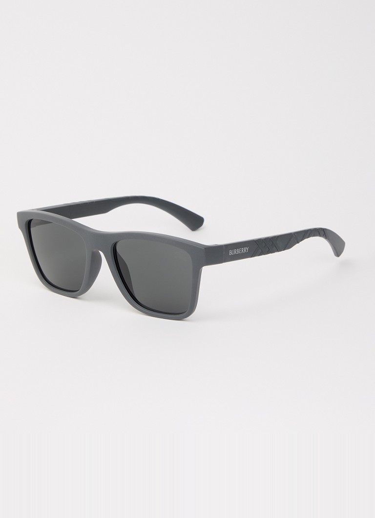 Burberry Heren Wayfarer zonnebril BE4482U Zwart - Deal