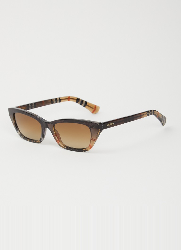 Burberry Dames Wayfarer zonnebril BE4488 Bruin - Deal