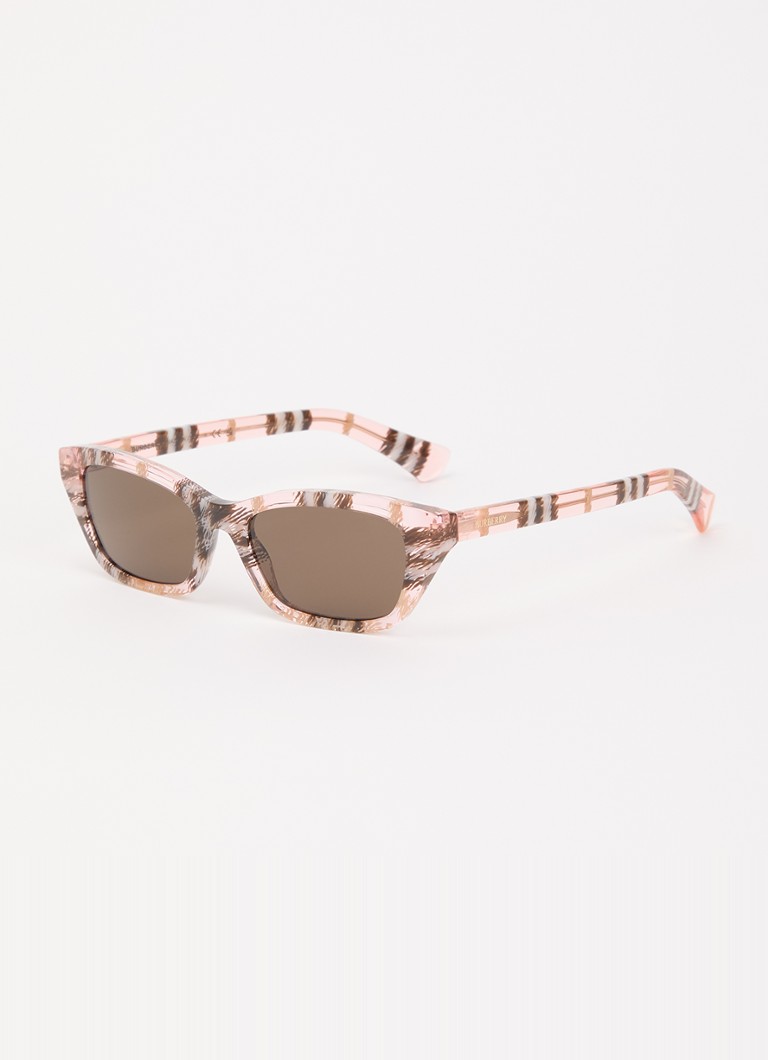 Burberry Dames Cat Eye zonnebril BE4488 Lichtroze - Deal