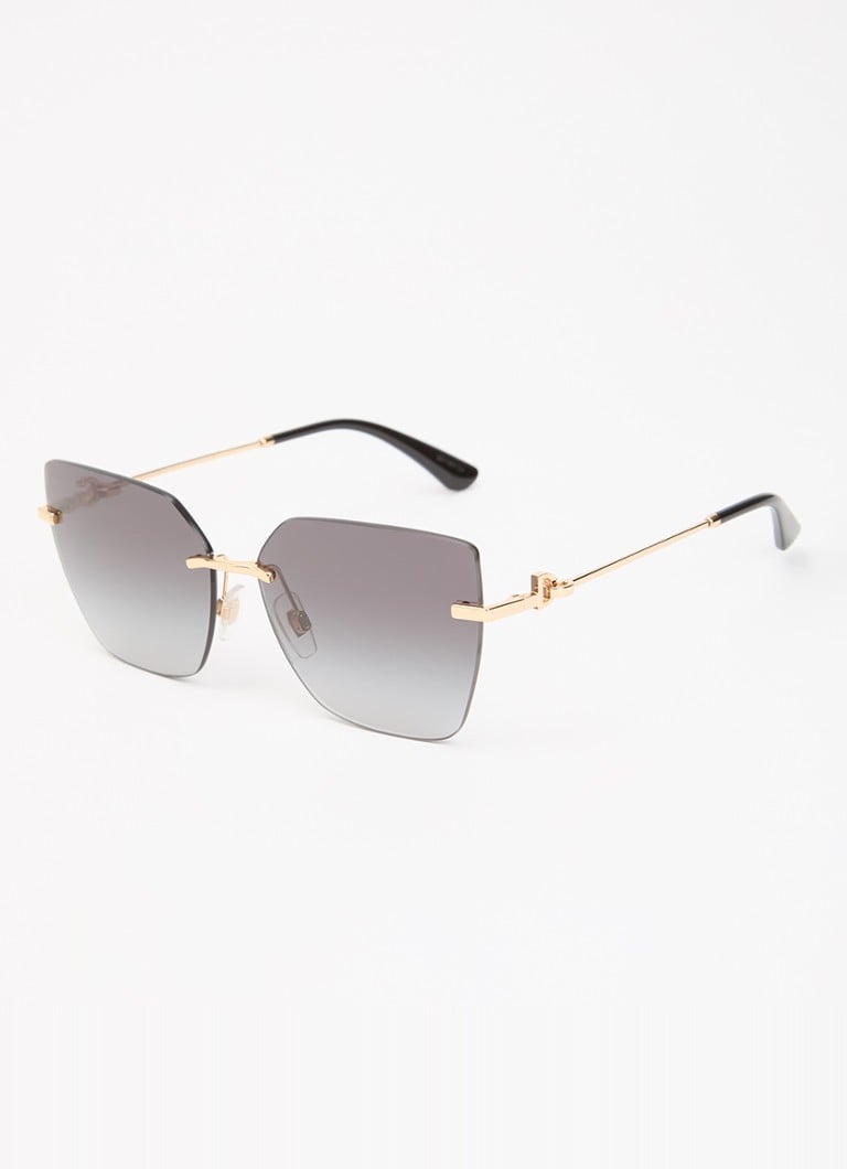 Dolce & Gabbana Dames Butterfly zonnebril DG2321 Goud - Deal