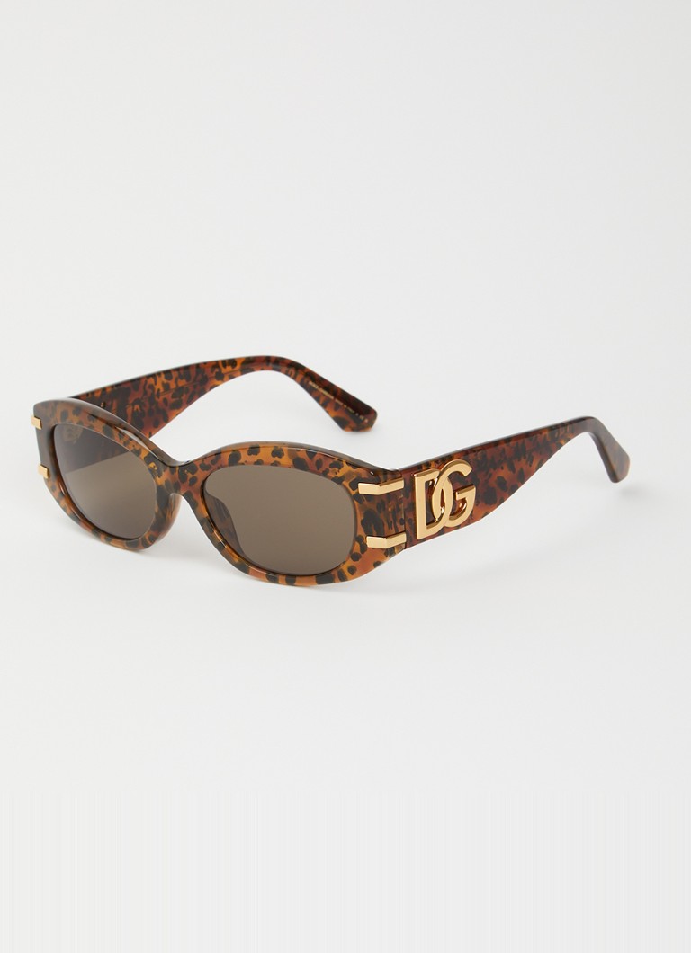 Dolce & Gabbana Dames Retro zonnebril DG4502 Bruin - Deal