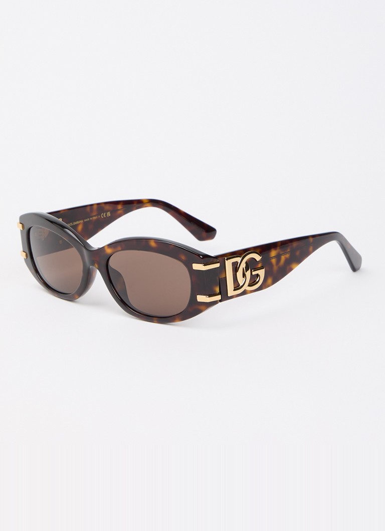 Dolce & Gabbana Dames Retro zonnebril DG4502 Bruin - Deal