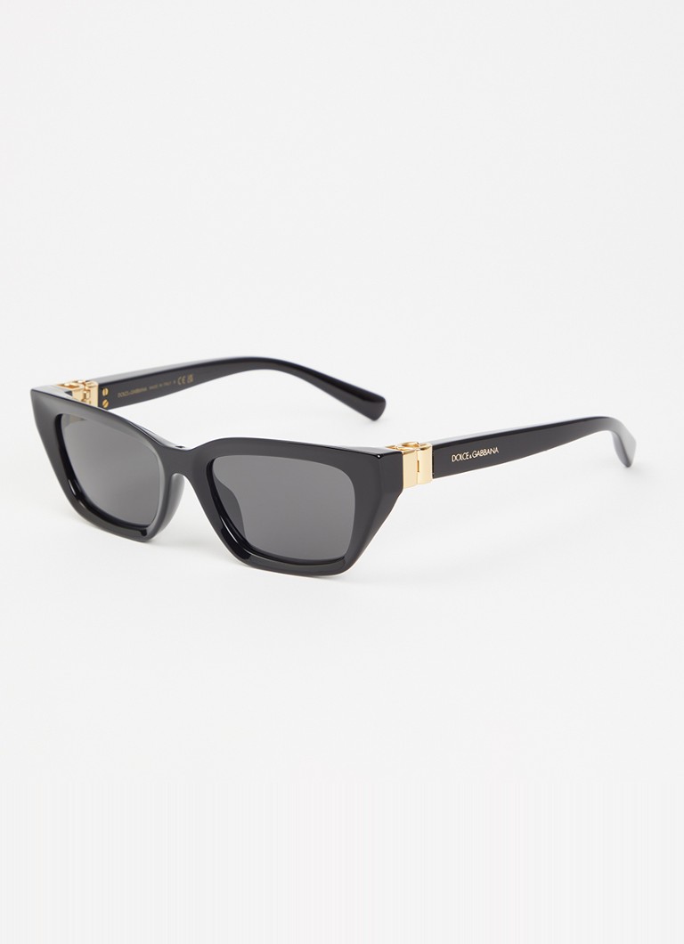 Dolce & Gabbana Dames Cat Eye zonnebril DG4532 Zwart - Deal