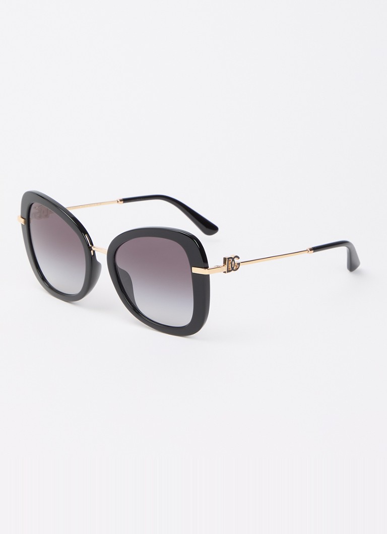 Dolce & Gabbana Dames Butterfly zonnebril DG4535 Zwart