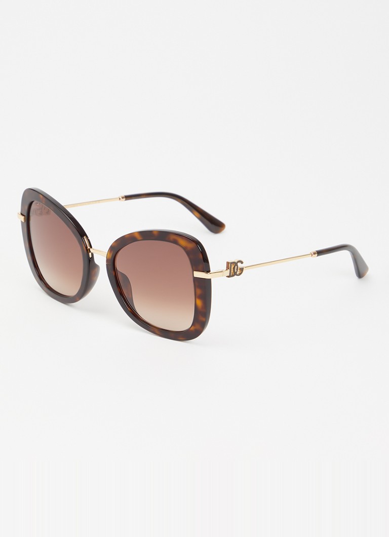 Dolce & Gabbana Dames Butterfly zonnebril DG4535 Bruin - Deal