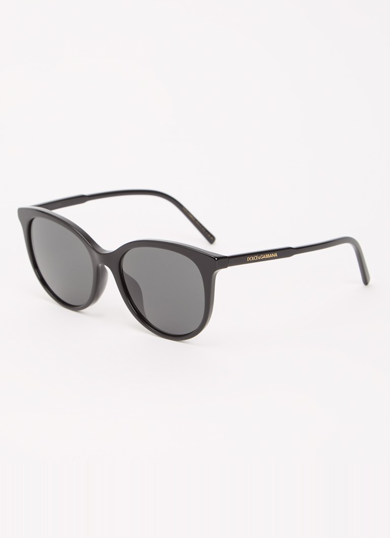 Dolce & Gabbana Dames Cat Eye zonnebril DG4540 Zwart - Deal