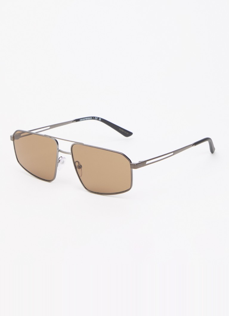 Armani Dames Piloten zonnebril EA2173 Antraciet - Deal
