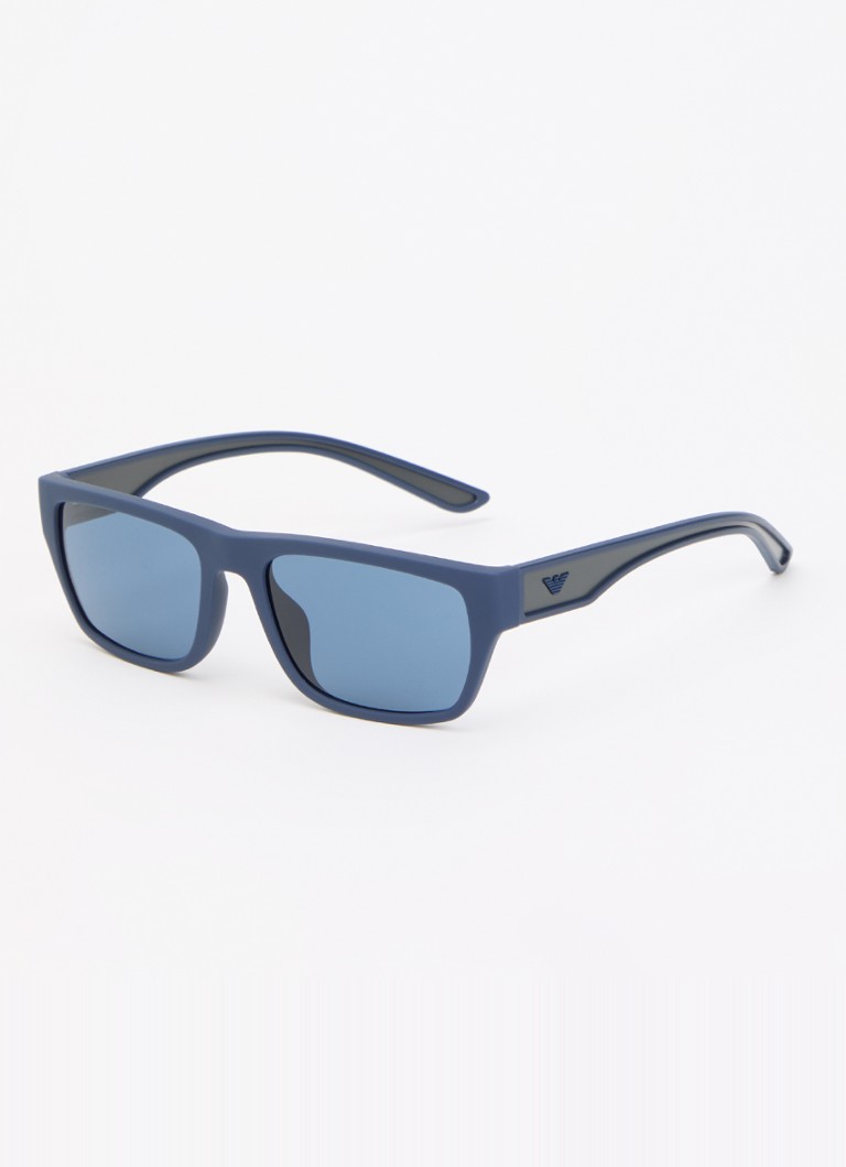 Armani Heren Wayfarer zonnebril EA4267U Blauw - Deal