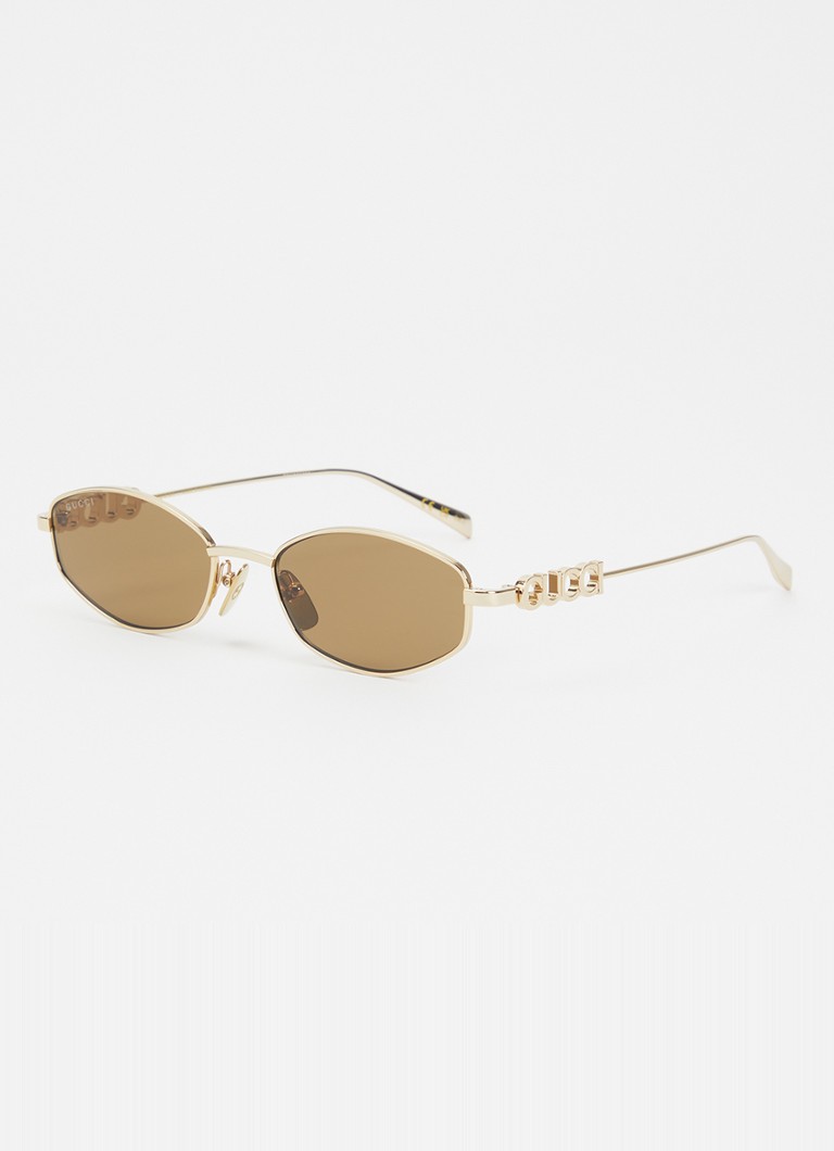 Gucci Dames Retro zonnebril GG1802S Goud - Deal