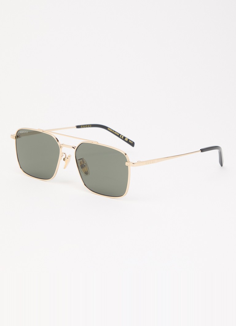 Gucci Heren Piloten zonnebril GG1957SA Goud