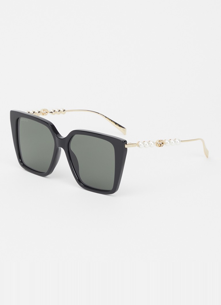 Gucci Dames Butterfly zonnebril GG1967S Zwart