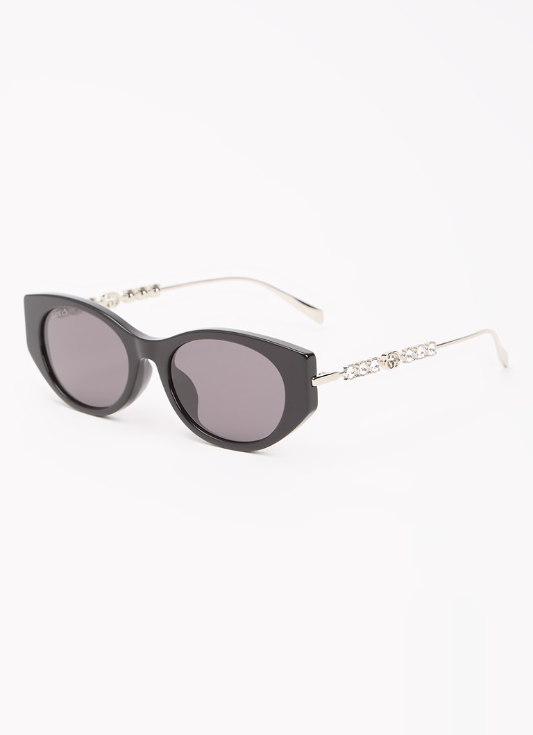 Gucci Dames Cat eye zonnebril GG1970SA Zilver