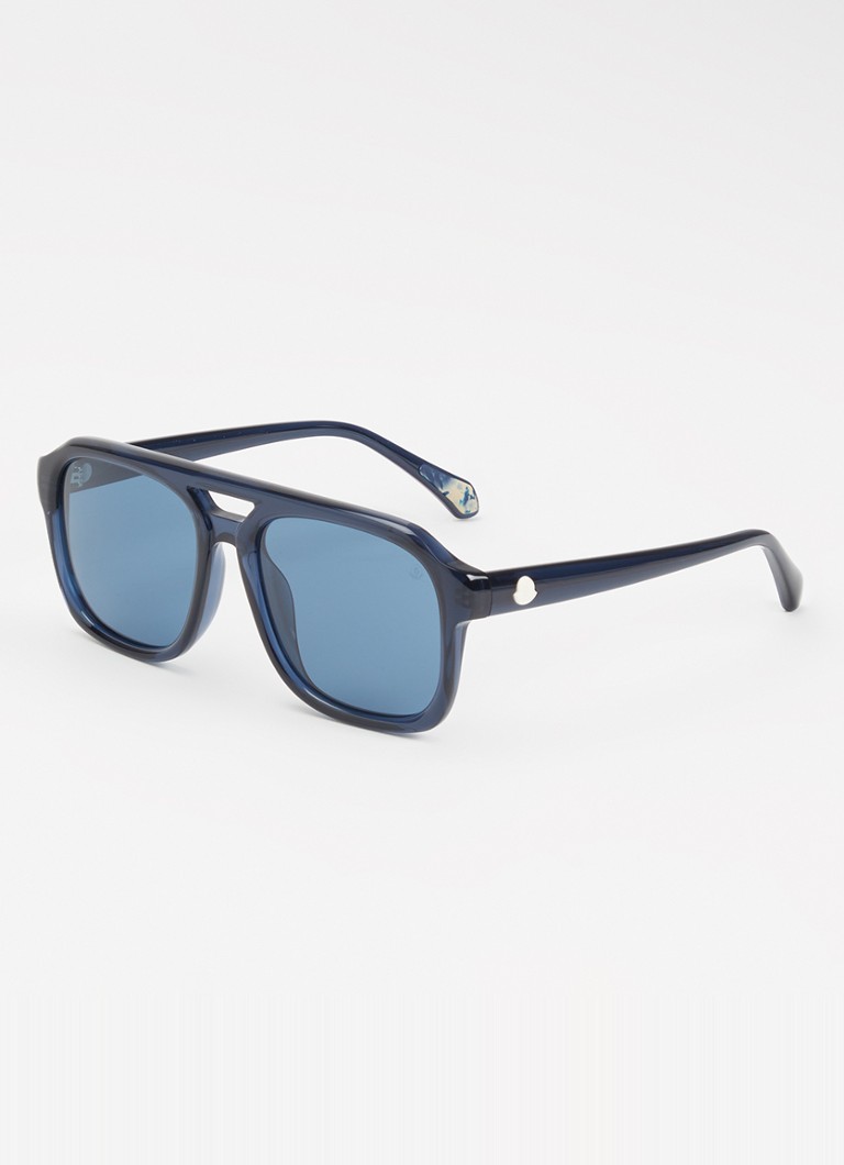 Moncler Dames Vantos zonnebril ME6024F Donkerblauw - Deal
