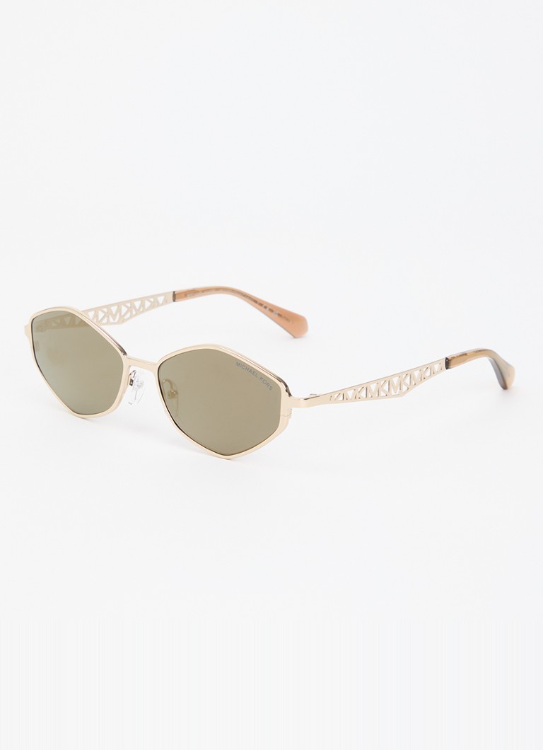 Michael Kors Dames Gold Coast zonnebril MK1181 Goud - Deal