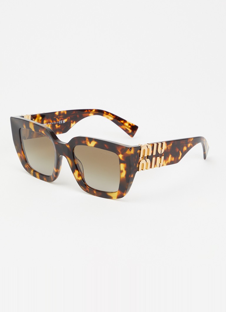 Miu Miu Dames Butterfly zonnebril MU B05 Roestbruin - Deal