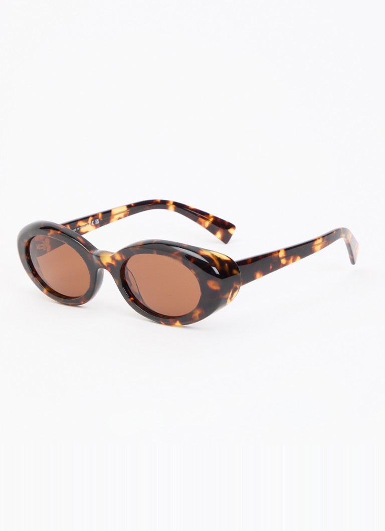 Miu Miu Dames Retro zonnebril MU B09S Bruin - Deal