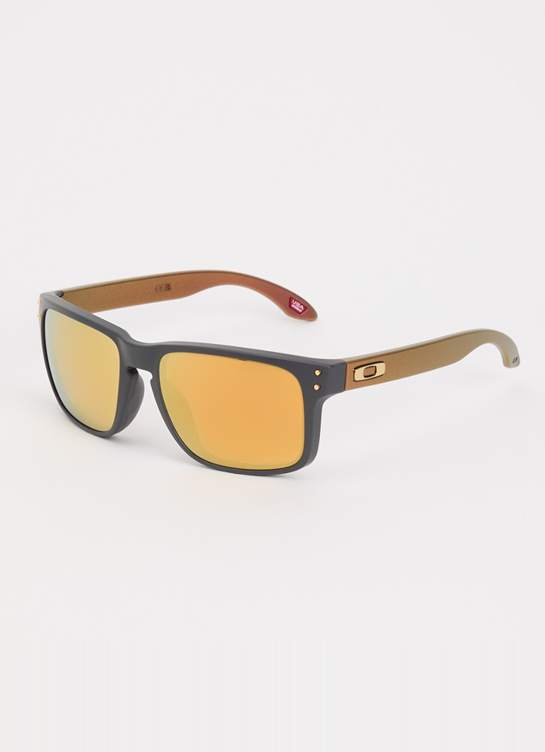 Oakley Dames Holbrook zonnebril gepolariseerd OO9102 Goud - Deal