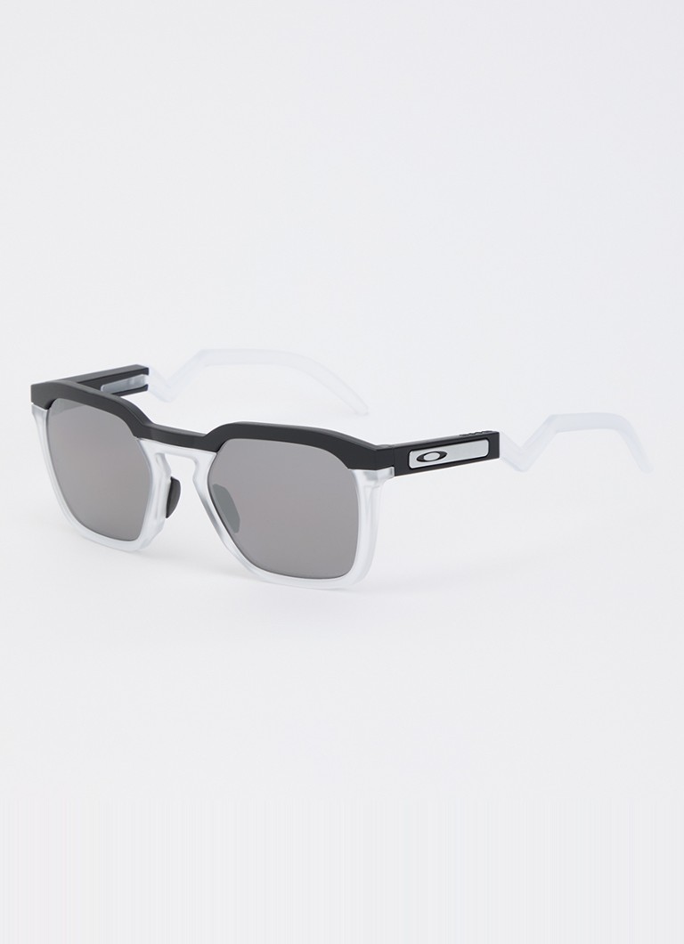 Oakley Dames Hstn Sq zonnebril gepolariseerd OO9533 Transparant - Deal