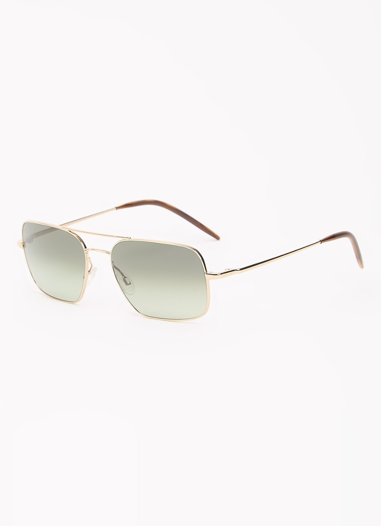 Oliver Peoples Heren Victory II zonnebril OV1373S Goud - Deal