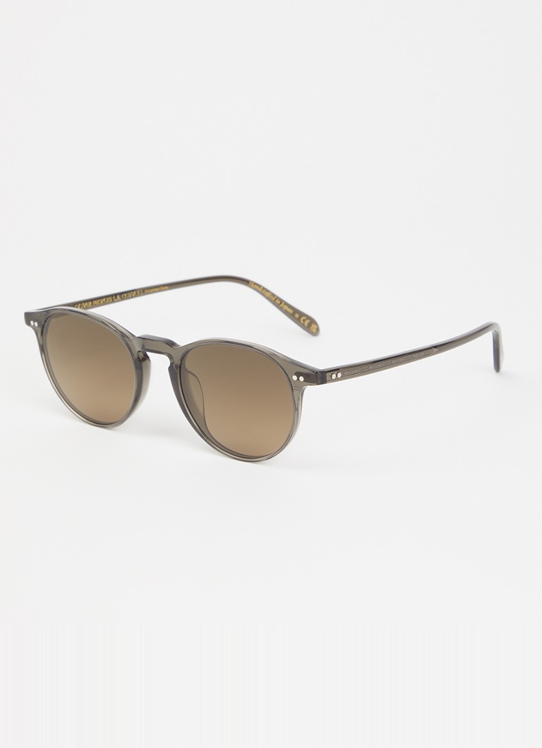 Oliver Peoples Heren Riley Sun zonnebril OV5004SU Donkerbruin - Deal