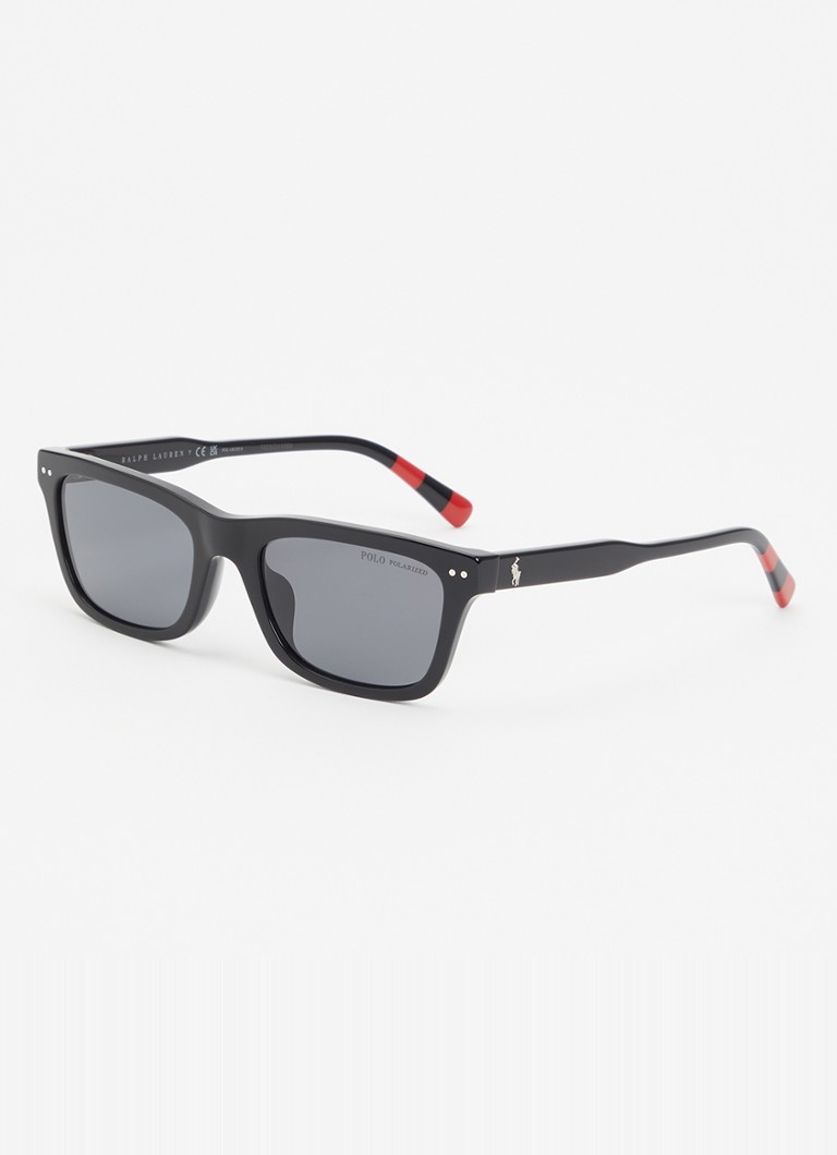 Ralph Lauren Heren Wayfarer zonnebril gepolariseerd PH4240U Zwart - Deal