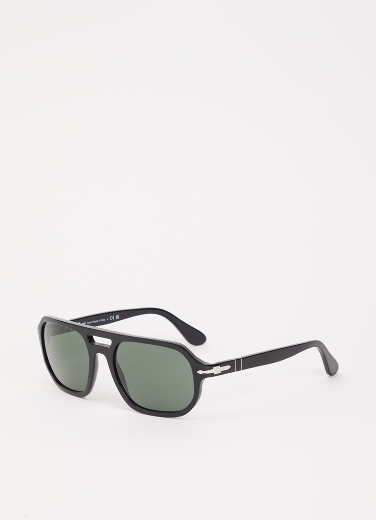 Persol Heren Guido zonnebril PO3393S Zwart - Deal