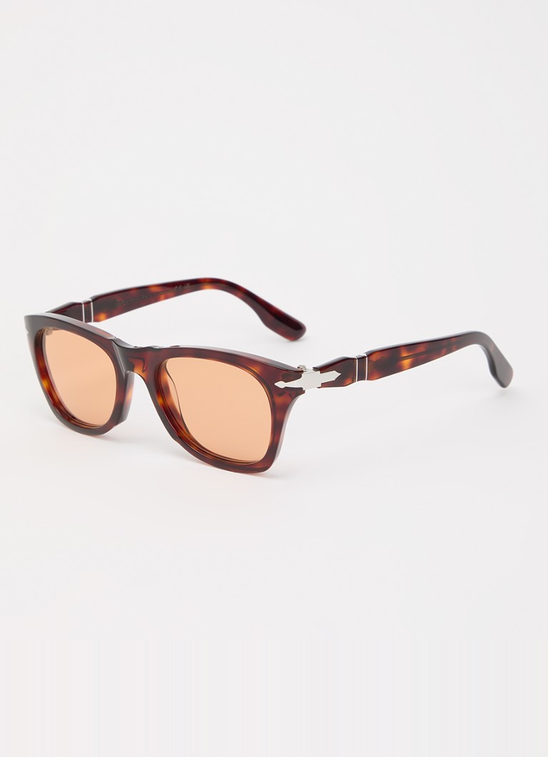 Persol Heren wayfarer zonnebril PO8001S Bruin - Deal