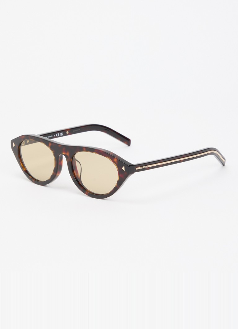 Prada Dames Piloten zonnebril PR B15-F Cognac - Deal