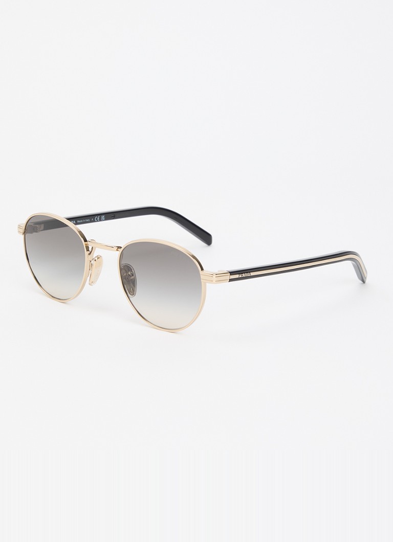 Prada Dames Retro zonnebril PRB52 Goud - Deal