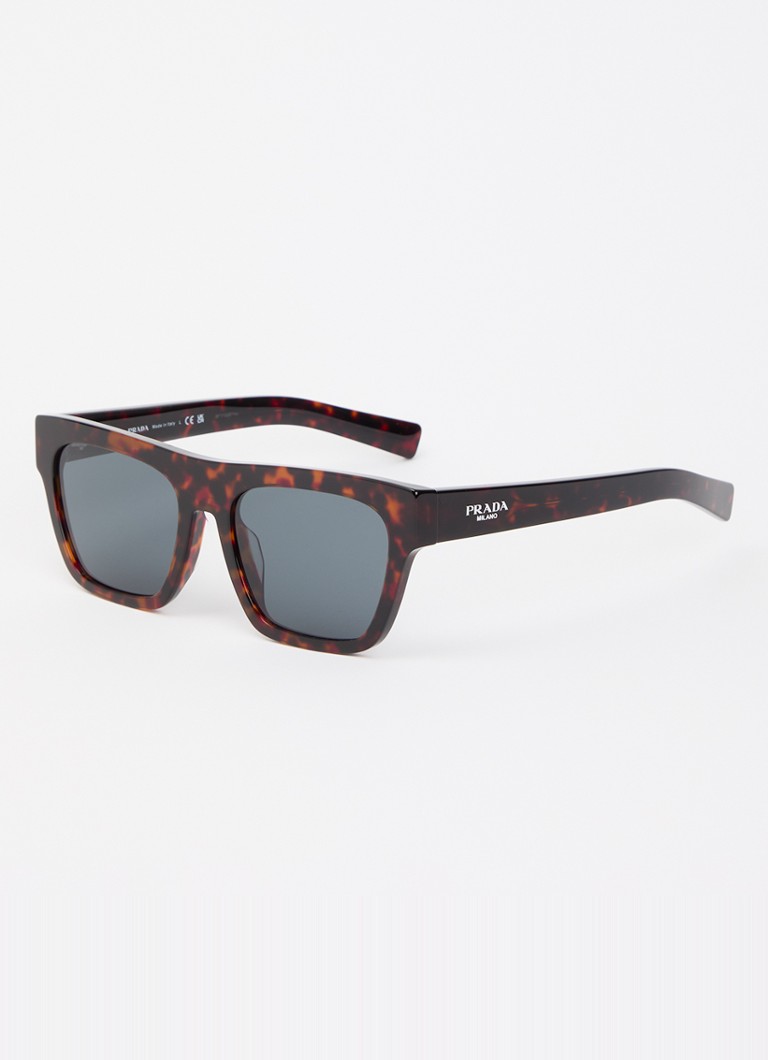 Prada Dames Wayfarer zonnebril PR C03SF Bruin - Deal