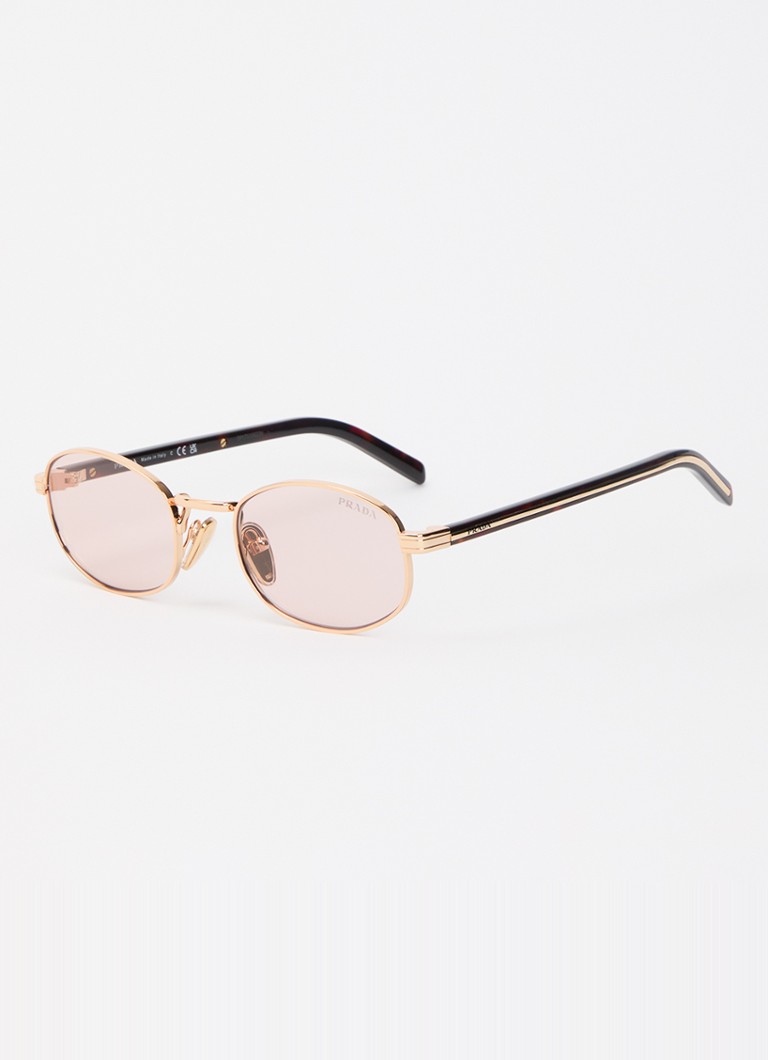 Prada Dames Retro zonnebril PR B53S Goud - Deal