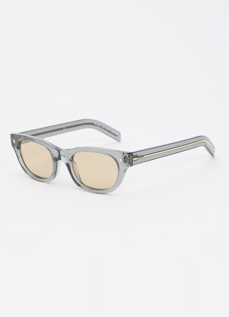 Prada Dames Wayfarer zonnebril PR C09S Staalblauw - Deal