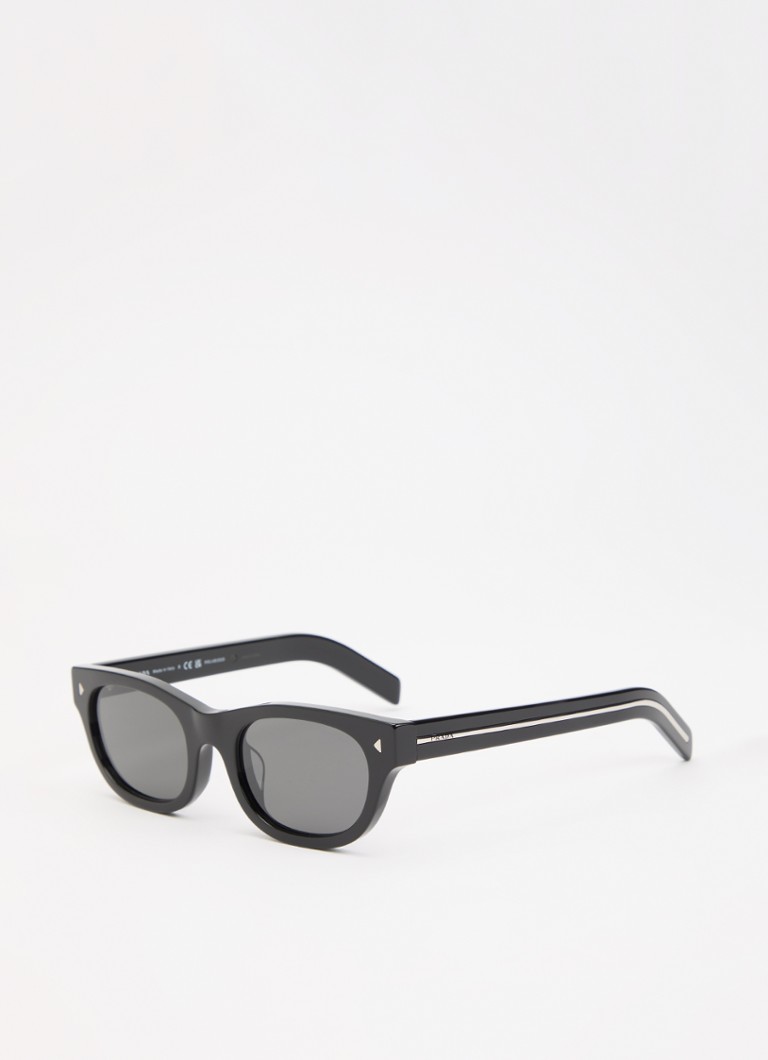 Heren Wayfarer zonnebril PR C09SF - Gepolariseerd, Zwart