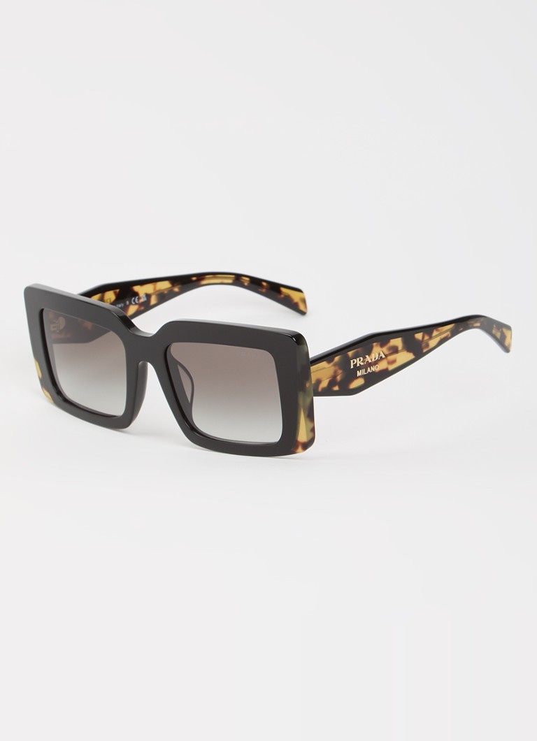 Prada Dames Butterfly zonnebril PR D01SF Zwart - Deal